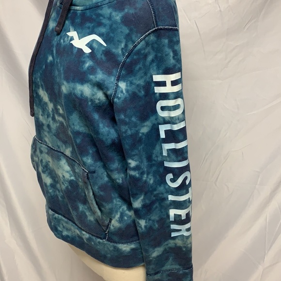 Hollister Tie Dye Hoodie Fleece SZ XS - Picture 2 of 4